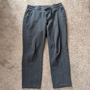 L.L.Bean Ultrasoft Sweats Joggers Small Petite Gray Drawstring Fleece Pant